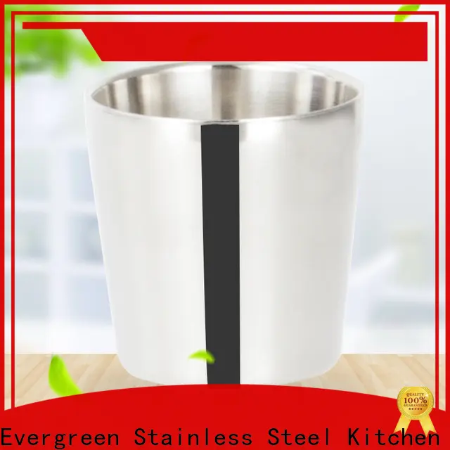 Evergreen Latest stainless steel cup with lid factory for kitchen 1