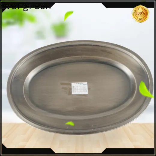 Evergreen best stainless steel plates factory for cooking 1