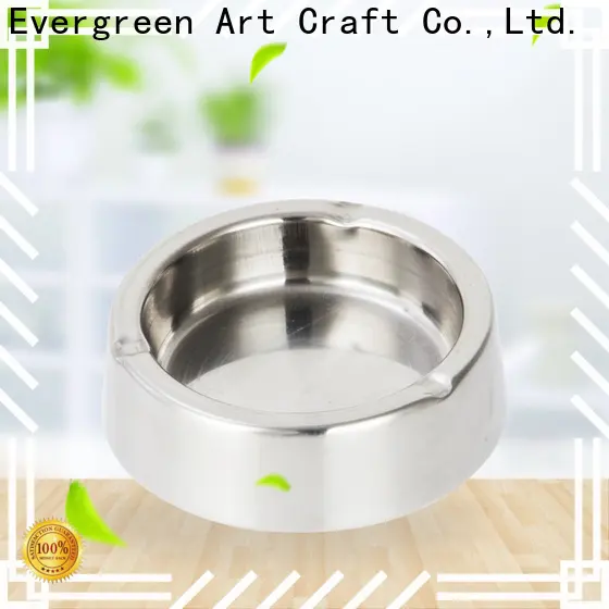 Evergreen Wholesale stainless steel windproof ashtray factory for kitchen 1