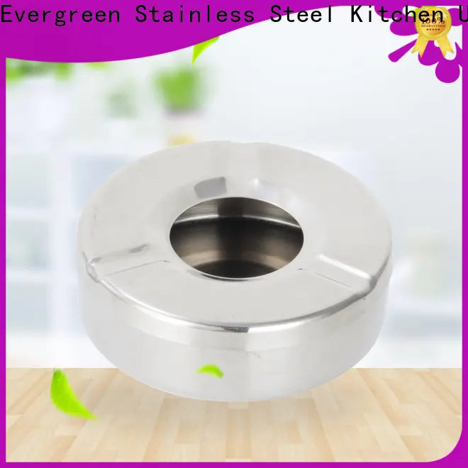 Evergreen stainless steel cigarette ashtray for business for kitchen 1