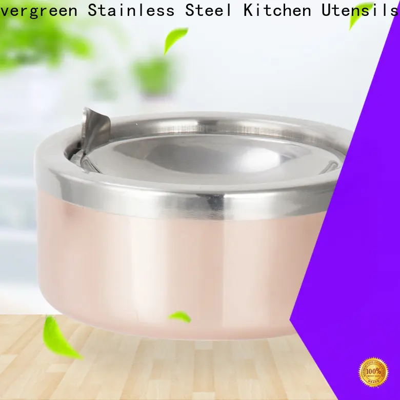 Evergreen High-quality stainless ashtray company for cooking 1