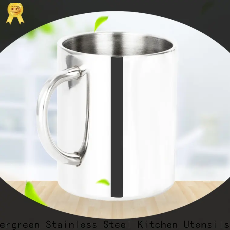 Evergreen Custom stainless steel tea cup company for kitchen 1