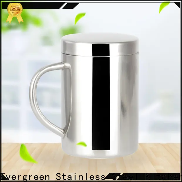 Evergreen stainless steel coffee mugs wholesale company for cooking 1
