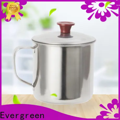 Evergreen stainless steel drinking cups with lids for business for kitchen 1