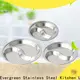 Evergreen stainless steel dining plates Suppliers for kitchen 1