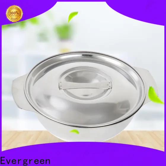Evergreen New heavy duty stock pots stainless steel company for kitchen 1