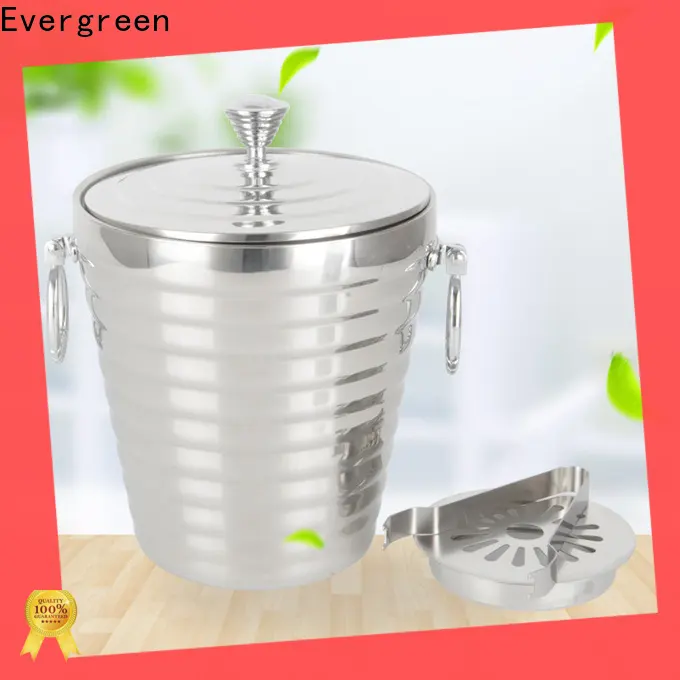 Evergreen Wholesale stainless steel drink bucket manufacturers for kitchen 1