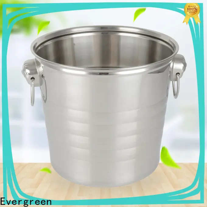 Evergreen Custom stainless champagne bucket factory for kitchen 1