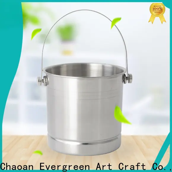 Evergreen stainless steel ice buckets wholesale company for cooking 1