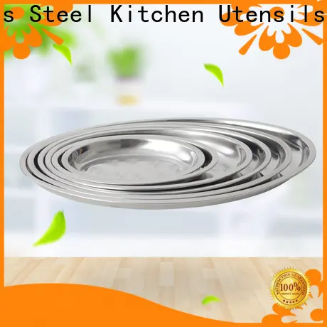 Evergreen stainless steel eating plates company for cooking 1