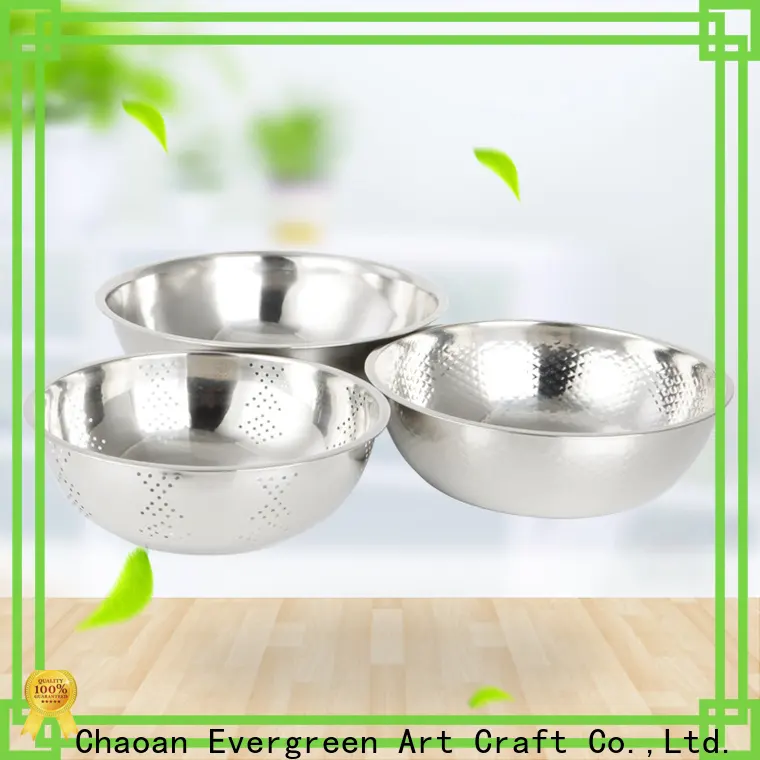 Evergreen stainless colander strainer manufacturers for cooking 1