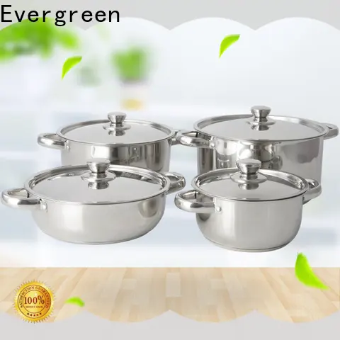 Evergreen Wholesale best stainless steel cookware set factory for cooking 1