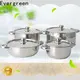 Evergreen Wholesale best stainless steel cookware set factory for cooking 1