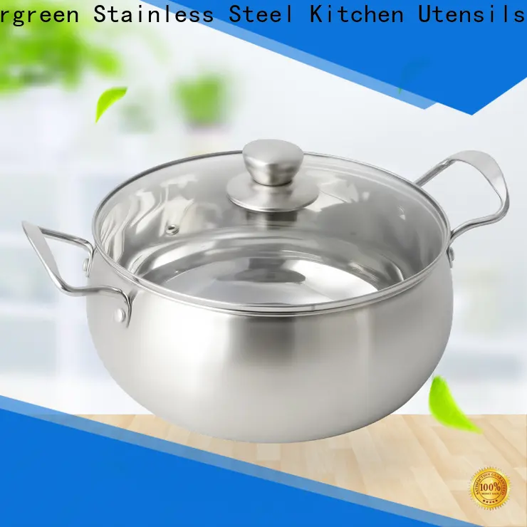 Evergreen Top soup pot stainless steel for business for cooking 1
