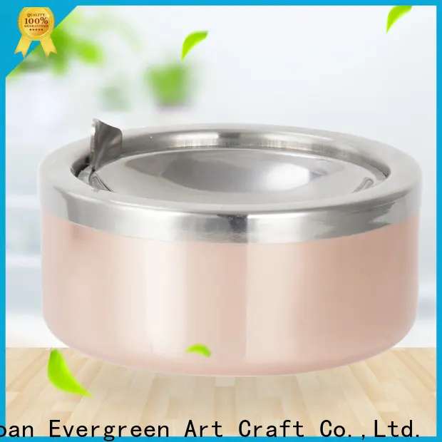 Evergreen Top stainless steel windproof ashtrays Supply for kitchen 1