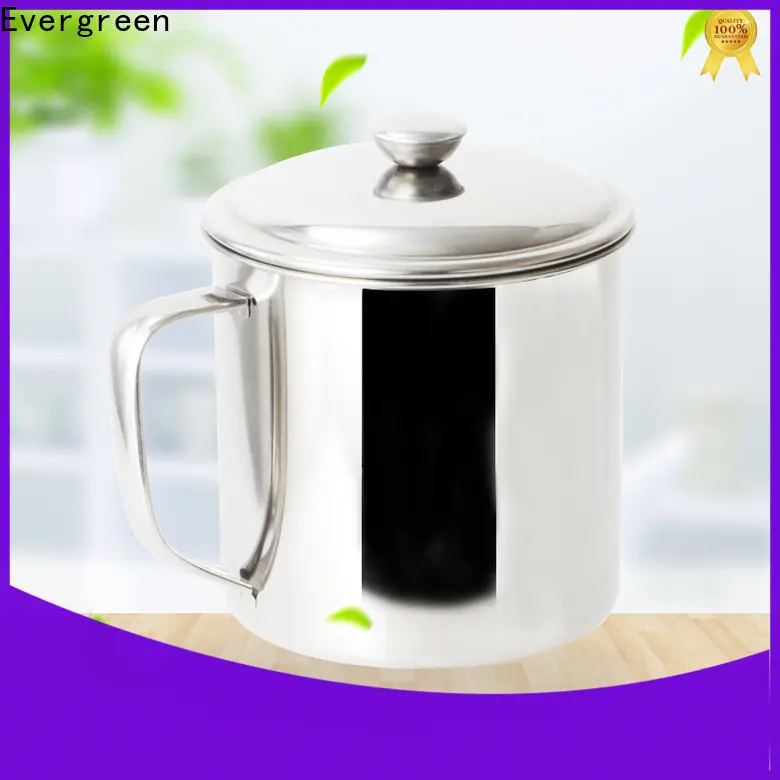Evergreen Top stainless steel cup with lid Suppliers for storage 1