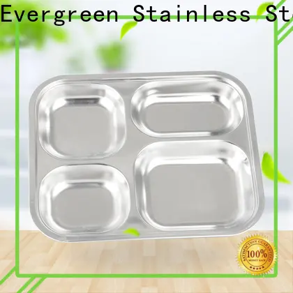 Evergreen Top stainless steel kitchen plates company for cooking 1