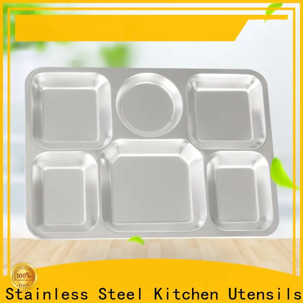 Evergreen stainless steel dining plates Supply for kitchen 1