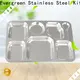 Evergreen New stainless dinner plates factory for cooking 1
