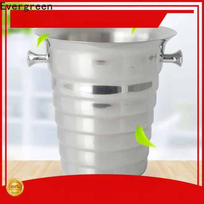 Evergreen wine bucket stainless steel for business for kitchen 1