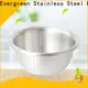 Evergreen stainless steel colander with long handle manufacturers for kitchen 1