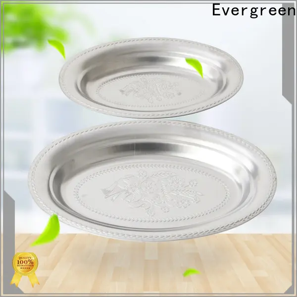 Evergreen stainless steel food plates for business for kitchen1 1