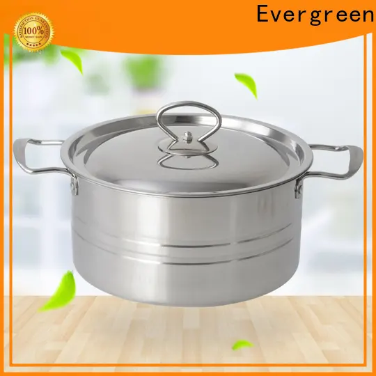 Evergreen Best stainless steel cookset manufacturers for kitchen 1