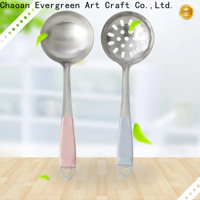 Evergreen serving spoon set stainless steel for business for kitchen 1
