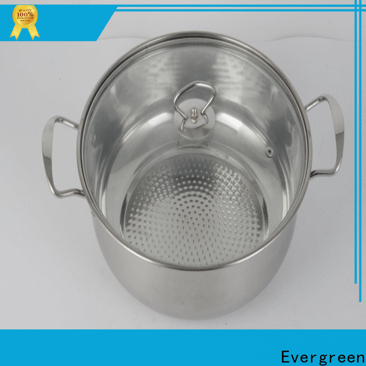 Evergreen stainless steel stock pot lids factory for kitchen 1