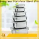 Evergreen stainless steel food containers with lids manufacturers for cooking 1