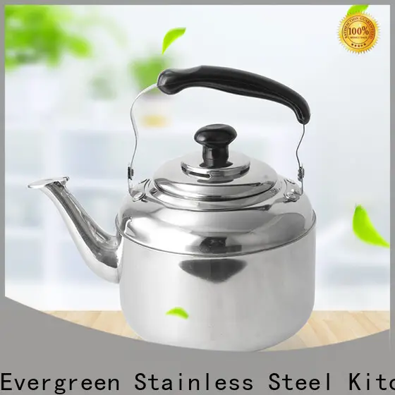 Evergreen Top brushed stainless steel kettle factory for storage 1