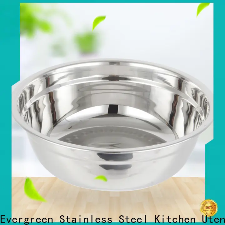 Evergreen Latest stainless dinnerware Suppliers for cooking 1