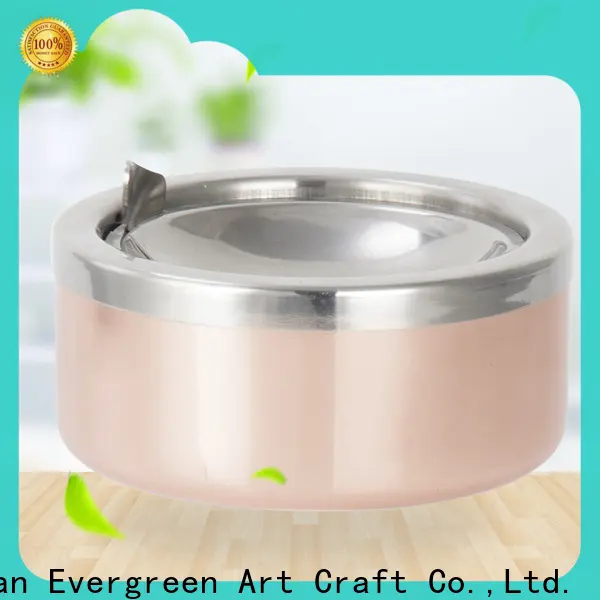 Evergreen Latest stainless steel cigarette ashtray Supply for cooking 1