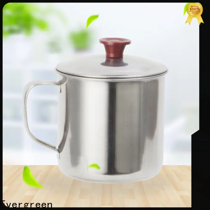 Evergreen Latest stainless steel coffee cup with lid Suppliers for kitchen 1