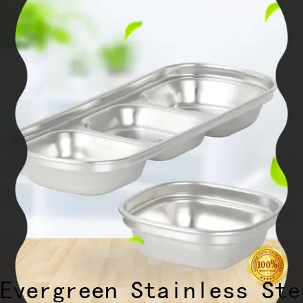 Evergreen Wholesale stainless steel dinner plate Supply for kitchen 1
