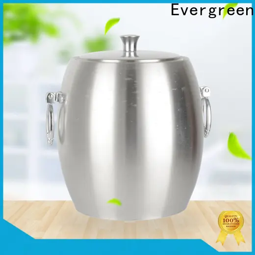 Evergreen High-quality champagne bucket stainless steel company for kitchen 1