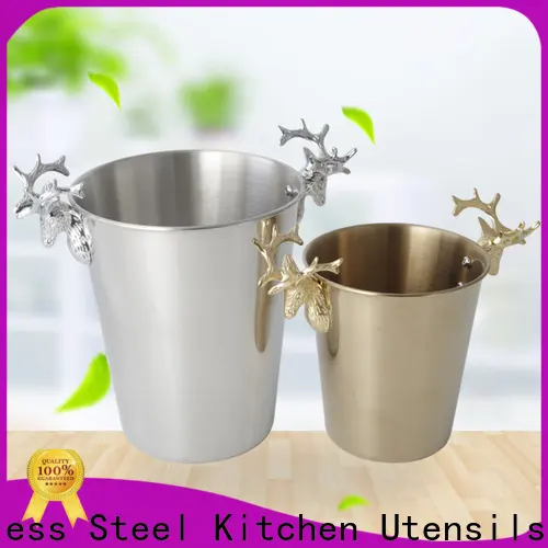 Custom stainless steel champagne bucket Suppliers for kitchen 1