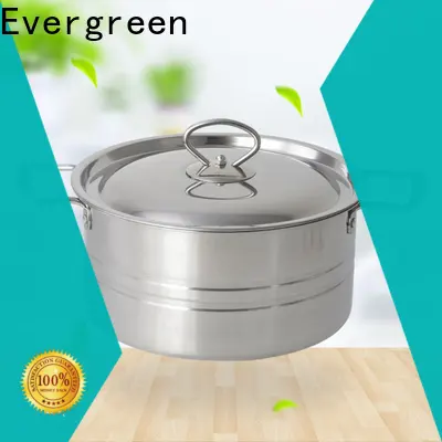 Evergreen stainless steel cooking sets sale factory for kitchen 1