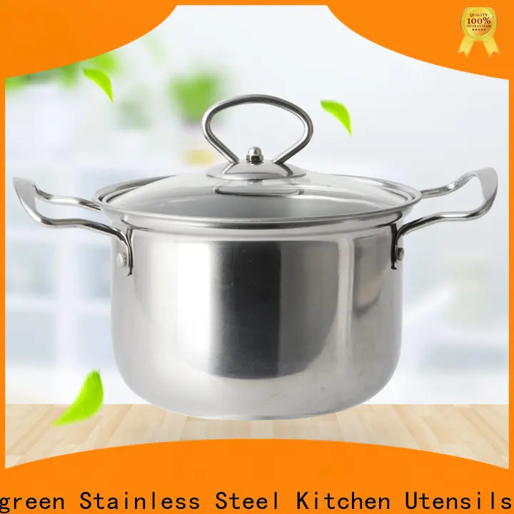 Evergreen stainless steel utensil set manufacturers for cooking 1
