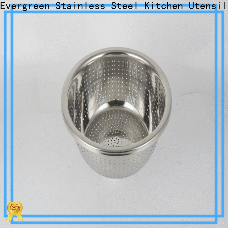 Evergreen Wholesale commercial stainless steel colander manufacturers for kitchen 1