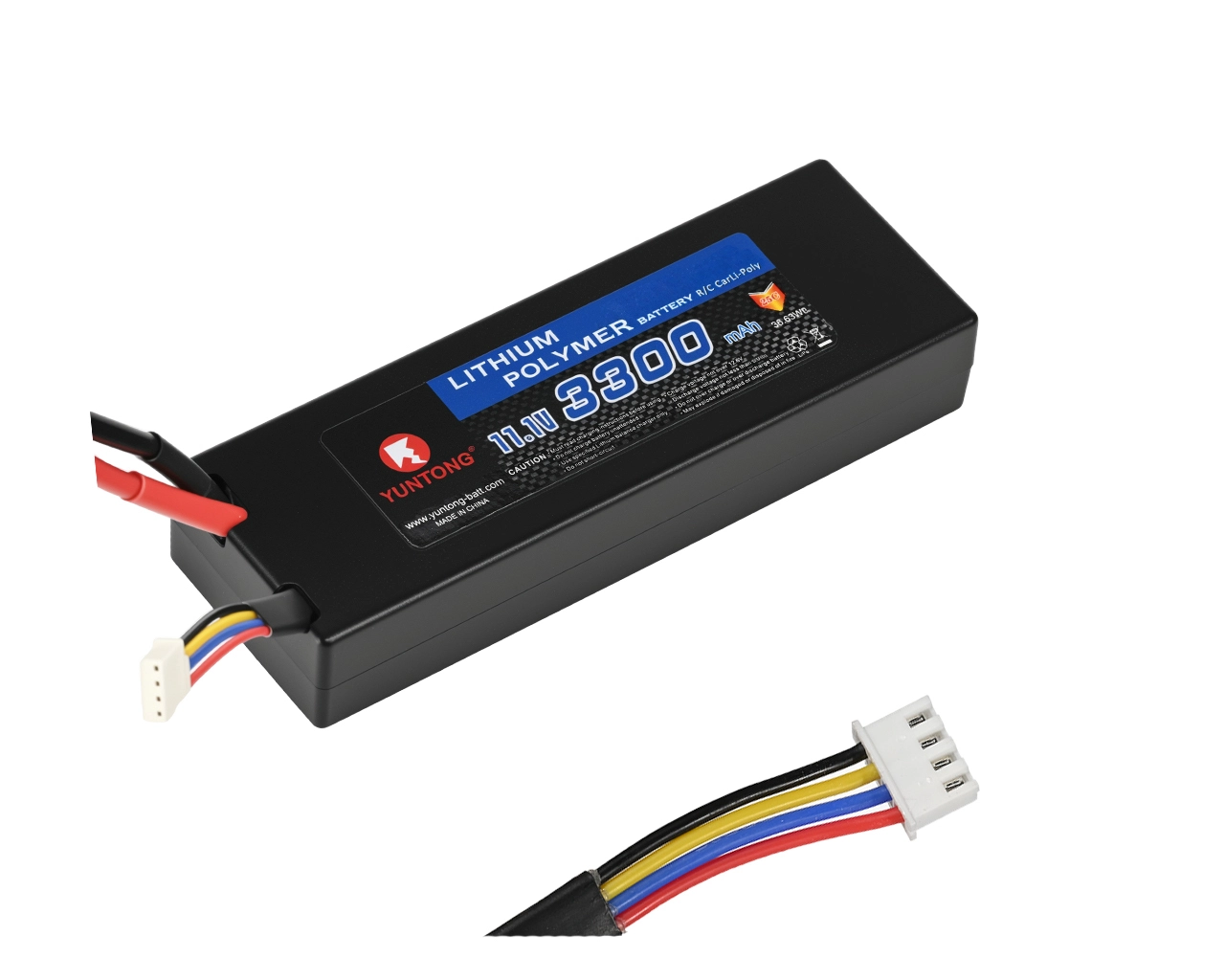 11.1V 3300mAh (3s) Batería de lipo para un automóvil RC eléctrico sin escala de 1/8 VRX #85260 1
