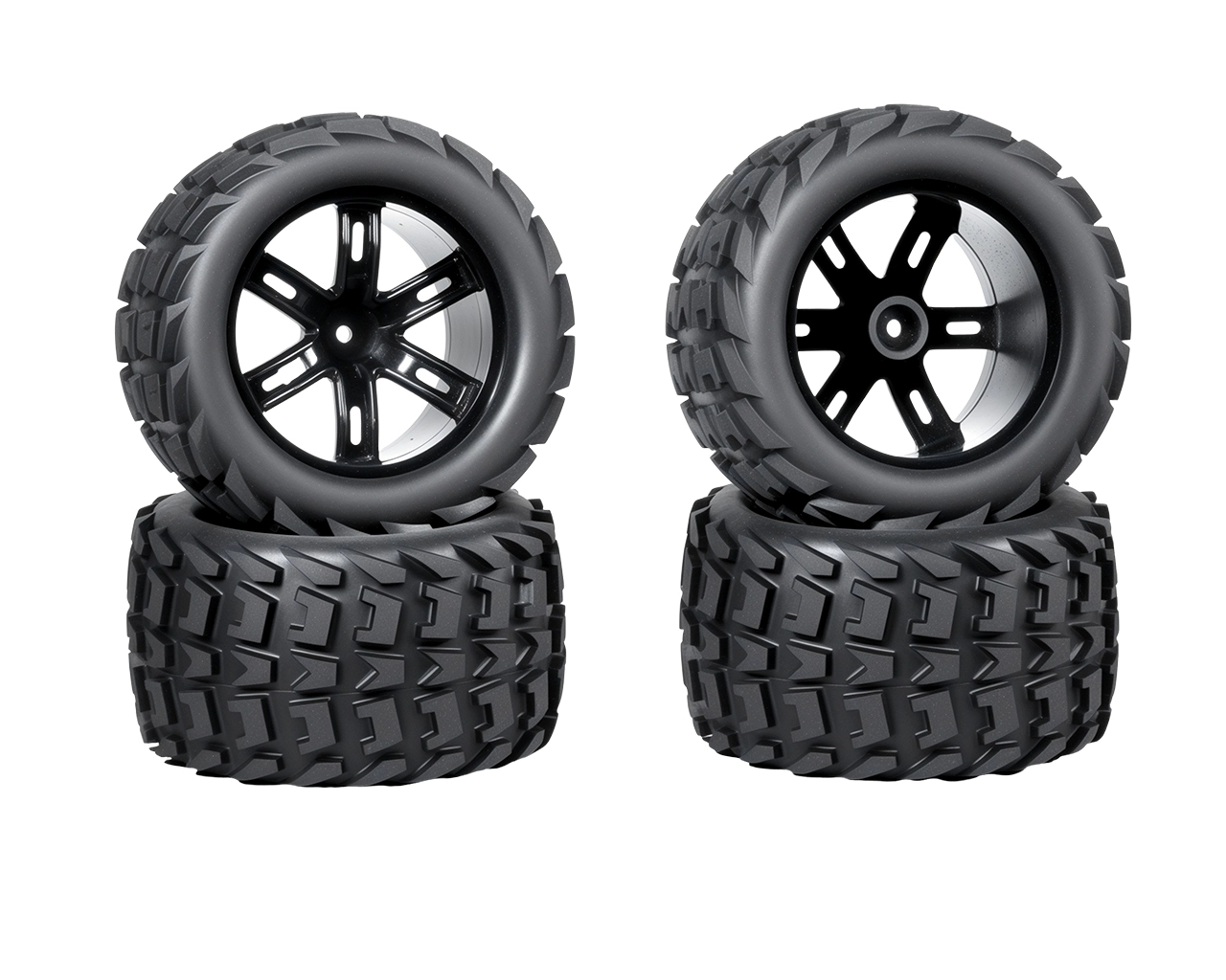 RC neumático delantero de 12 mm de goma hexadecimal para un camión RC de 1/10 a escala y Truggy # 10723 1