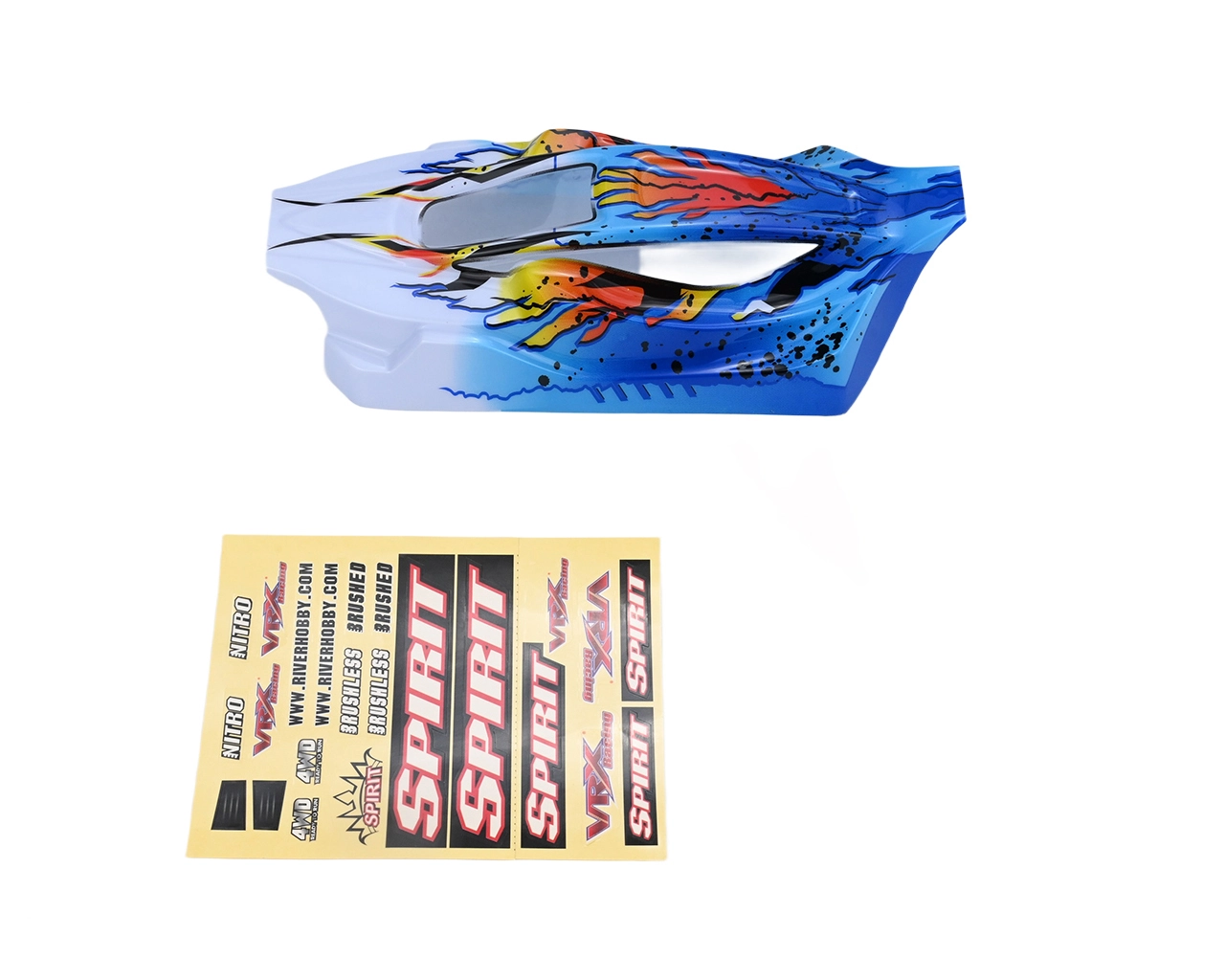 1/10 스케일 RC 자동차 # r 용 VRX PVC RC 자동차 차체 쉘0213 1