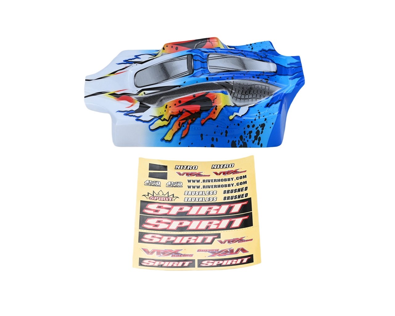 VRX PVC RC汽车车身外壳1/10比例RC Buggy＃R0070BL 1