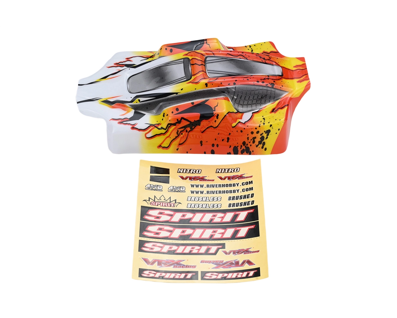 VRX PVC RC CAR BODY SHILL PARA 1/10 BUGGY RC # R0070R 1