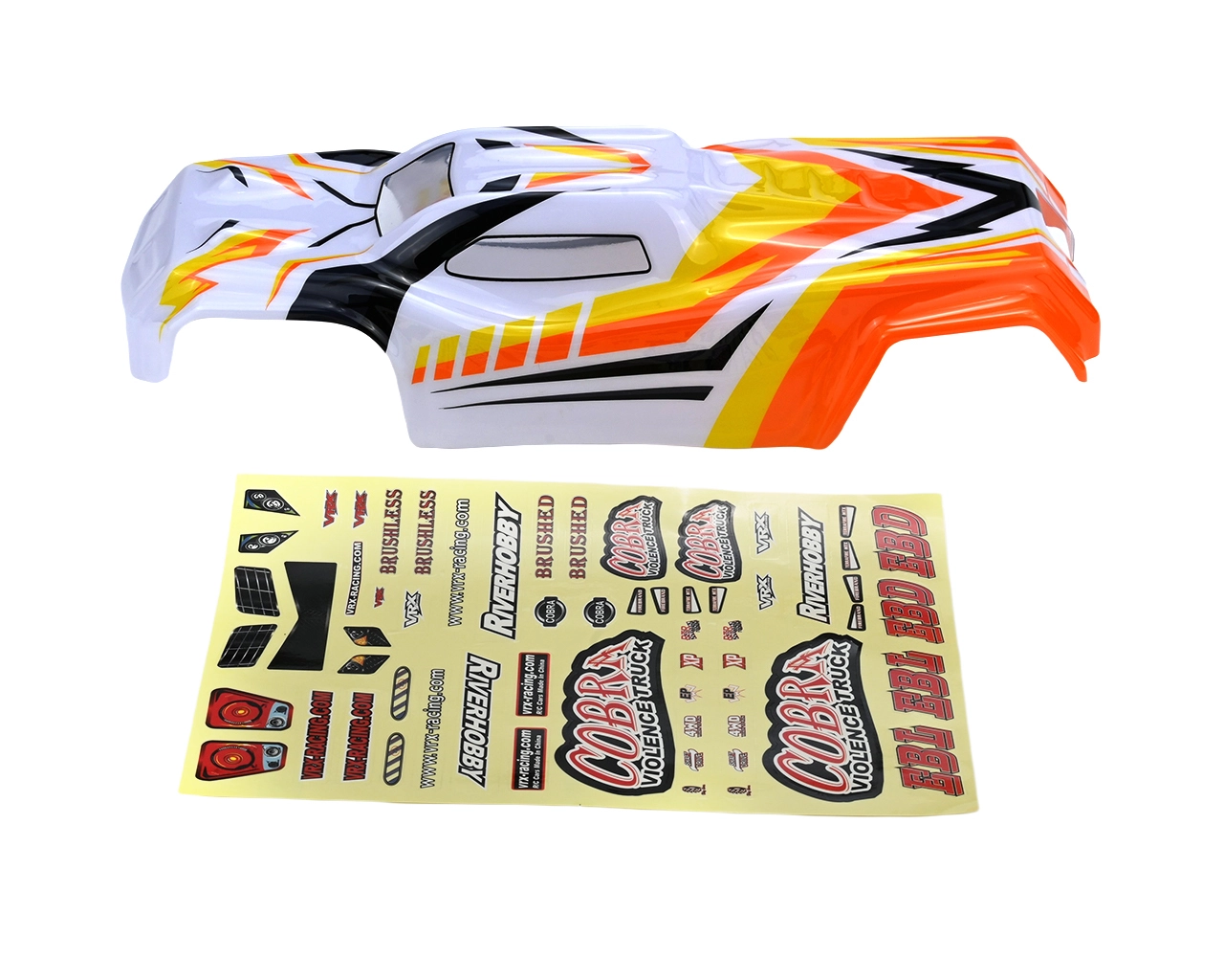 VRX PVC RC CAR BODY SHELD для 1/8 Scale RC Truggy # R0338 1