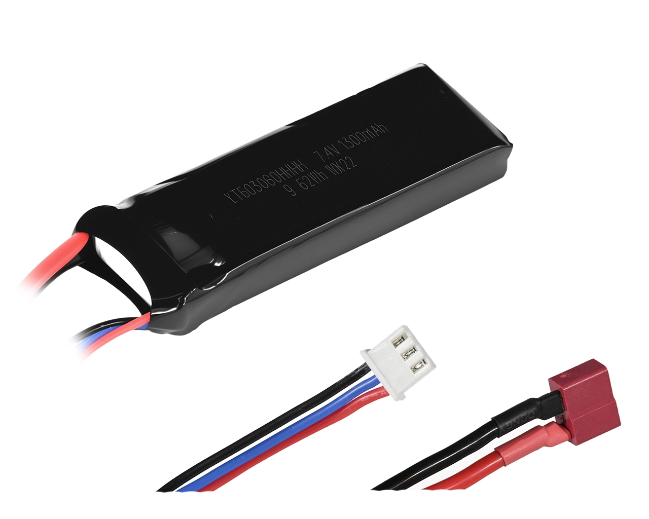 7.4V 1300MAH 2S LIPO BATERÍA PARA VRX 1/16 y 1/18 Modelo RC sin escala RC VRX #H0060 1