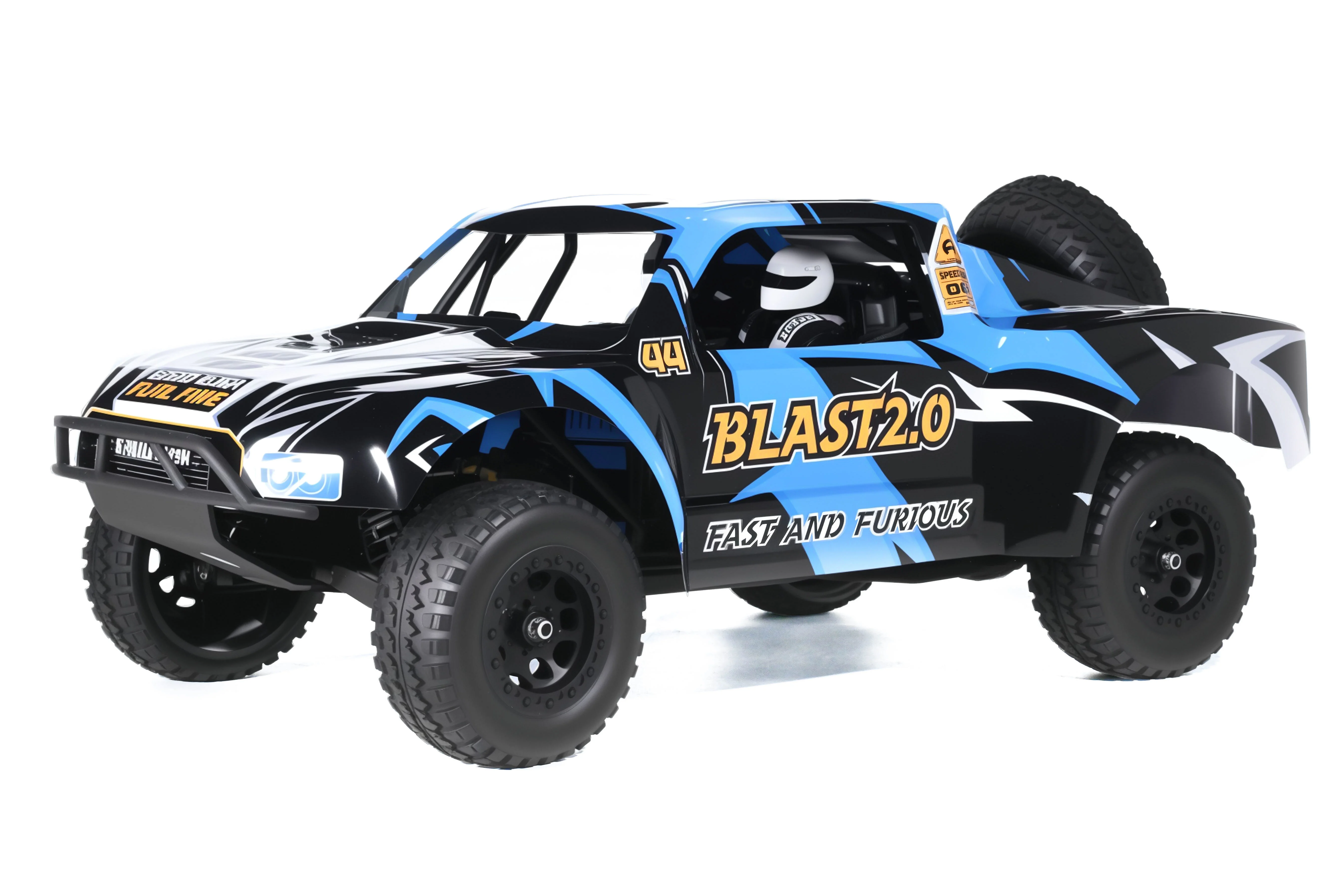 BLAST 2.0 1/10比例4WD越野电动赛车卡车2.4g拉丝高速RTR＃RH1043SC 1