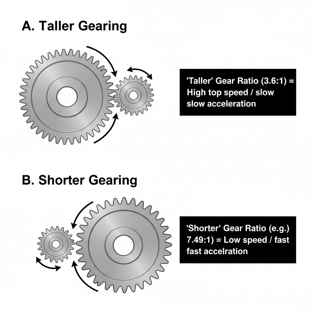 遥控车齿轮比和FDR终极指南| VRX RACING