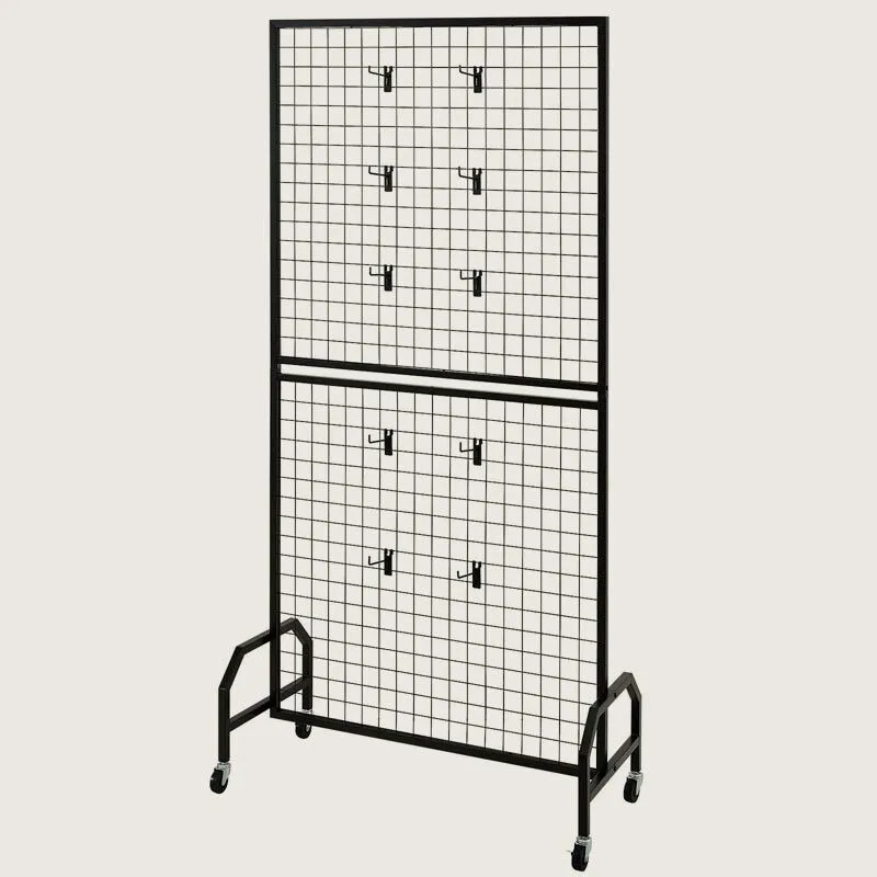 HuaSheng 2.9 x 5.9 ft Wire Grid Panels Display Rack HS-WG5 1